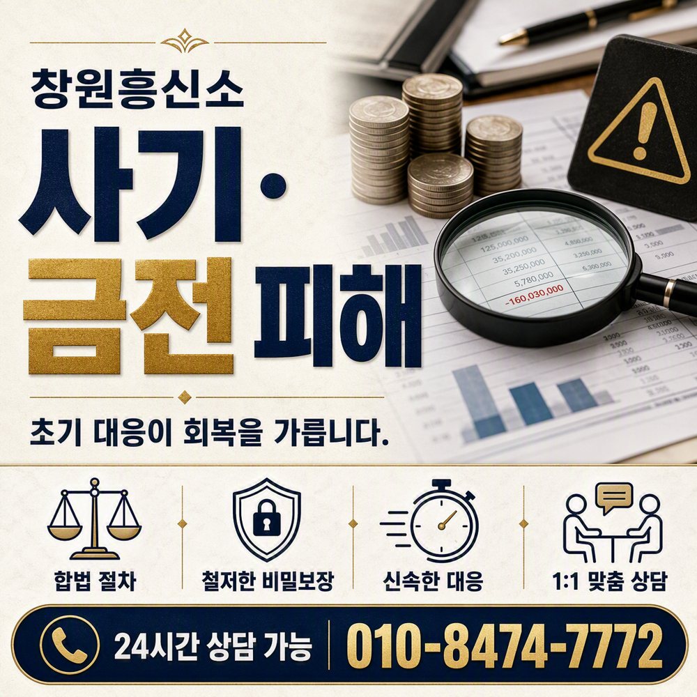 창원흥신소 사기·금전 피해 — 초기 대응이 회복을 가릅니다 창원흥신소 창원흥신소 사기·금전 피해 — 초기 대응이 회복을 가릅니다